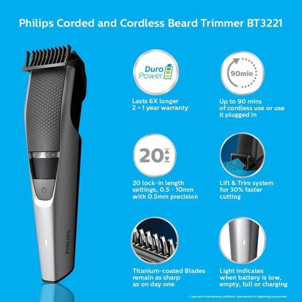 best trimmer for men under 2000 philips bt3221